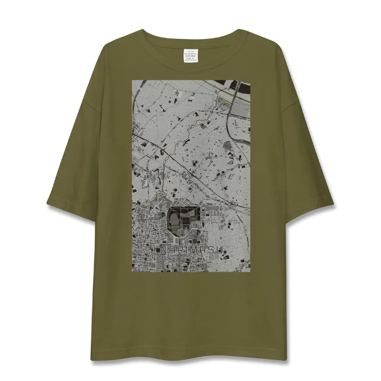 【成増(東京都)】地図柄ビッグシルエットTシャツ