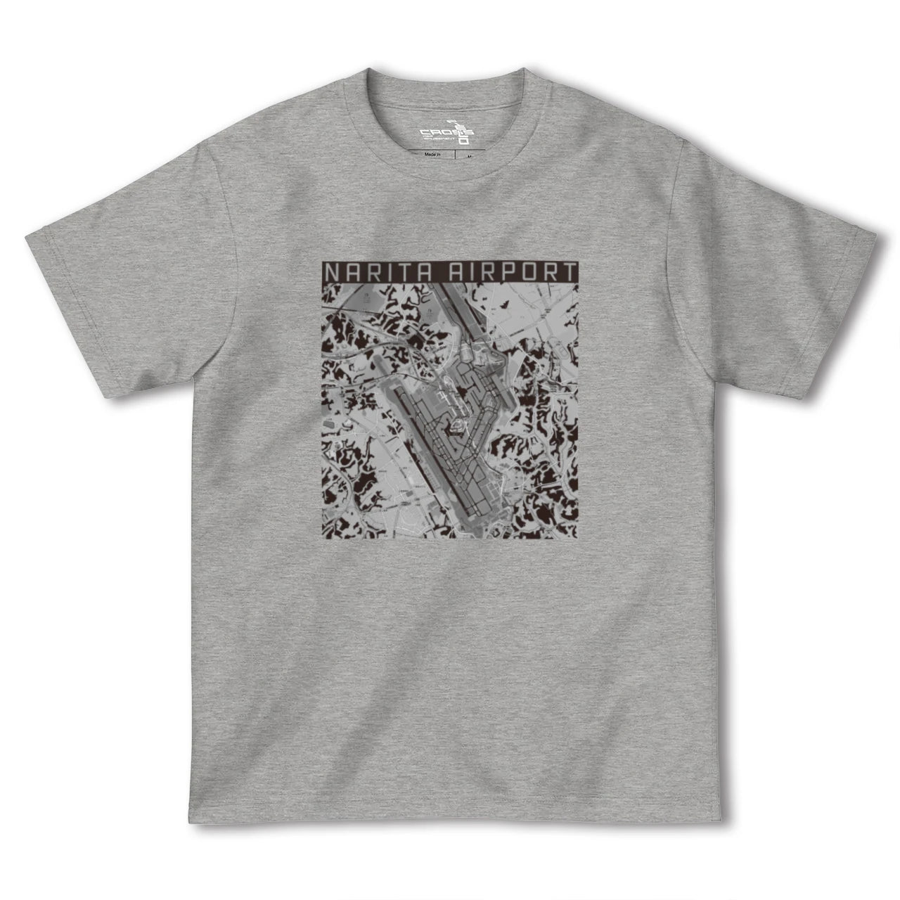 【成田空港(千葉県)】地図柄ヘビーウェイトTシャツ