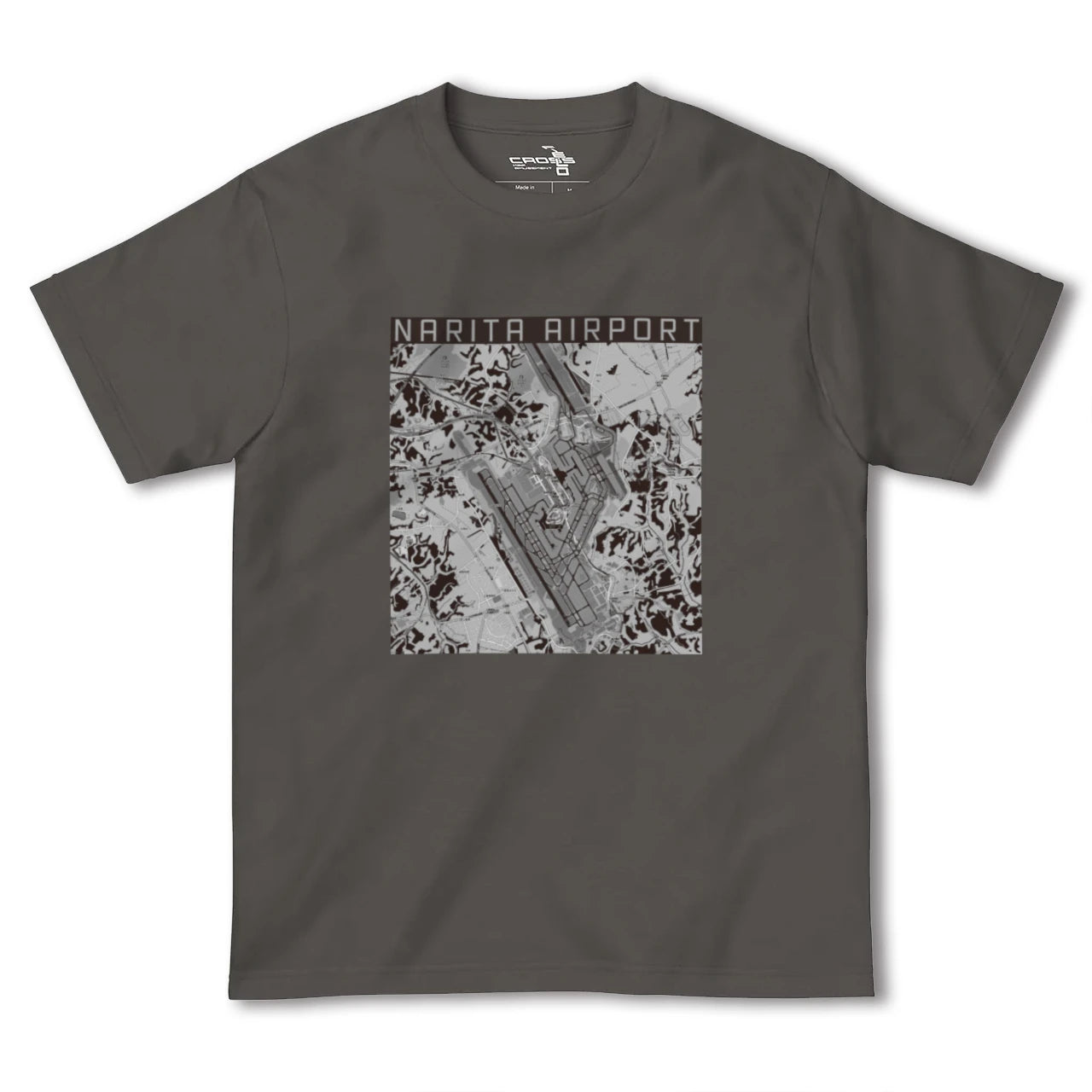 【成田空港(千葉県)】地図柄ヘビーウェイトTシャツ