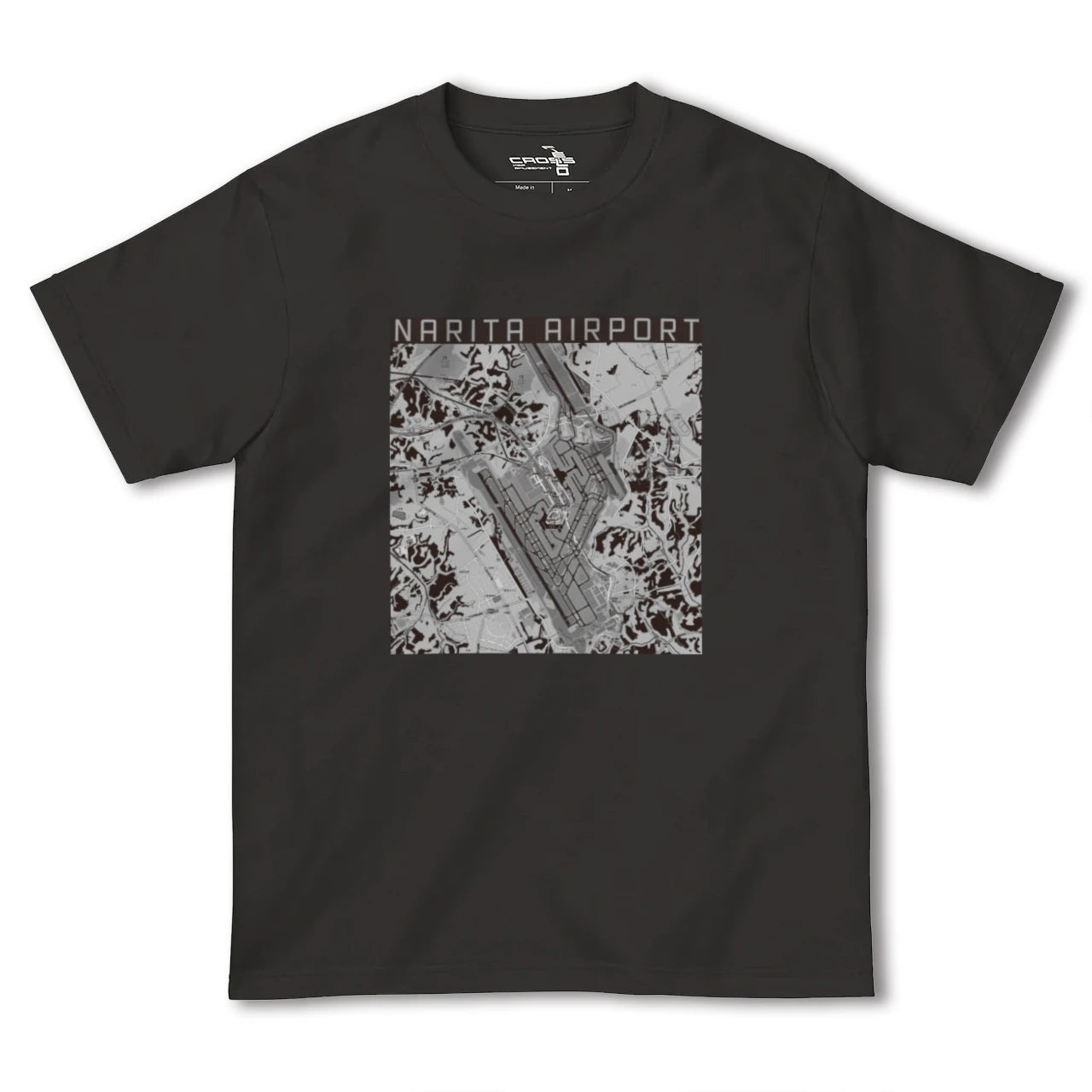 【成田空港(千葉県)】地図柄ヘビーウェイトTシャツ