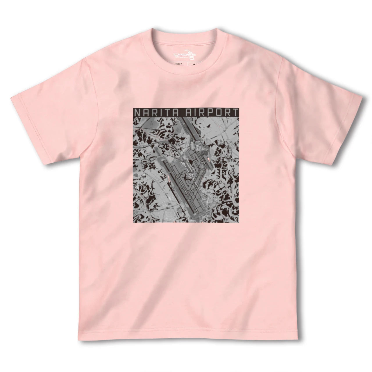 【成田空港(千葉県)】地図柄ヘビーウェイトTシャツ