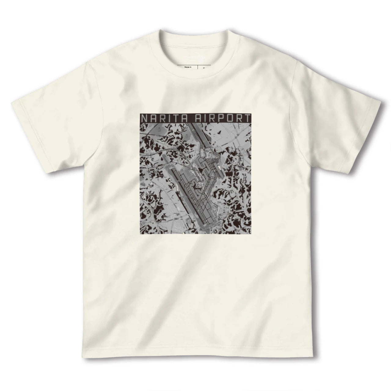 【成田空港(千葉県)】地図柄ヘビーウェイトTシャツ
