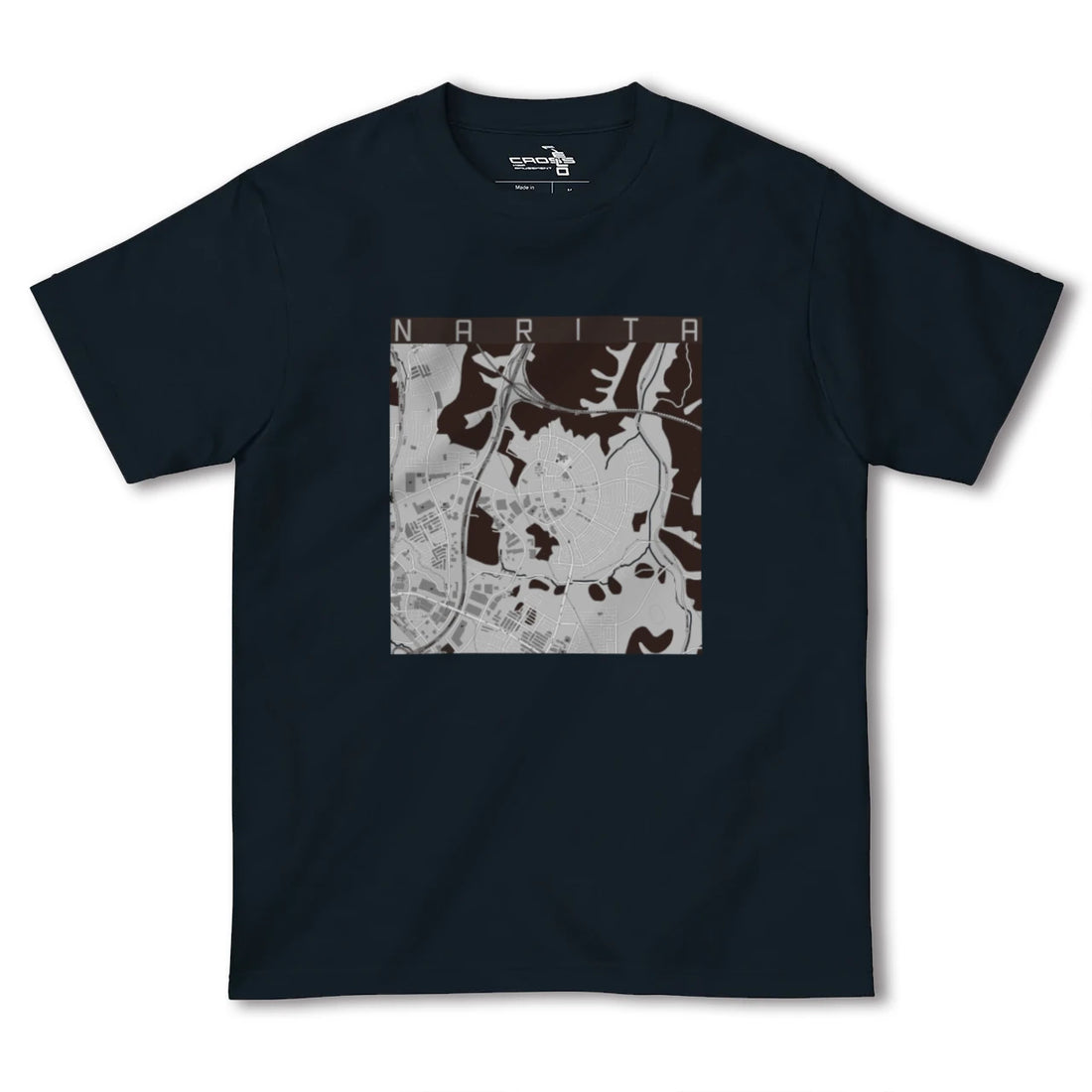 【成田(宮城県)(宮城県)】地図柄ヘビーウェイトTシャツ