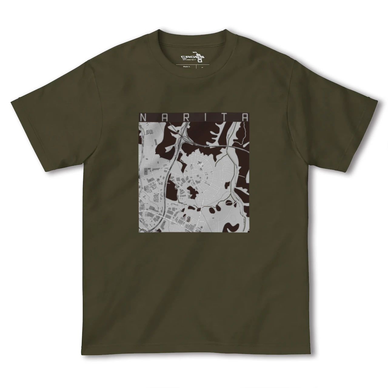 【成田(宮城県)(宮城県)】地図柄ヘビーウェイトTシャツ