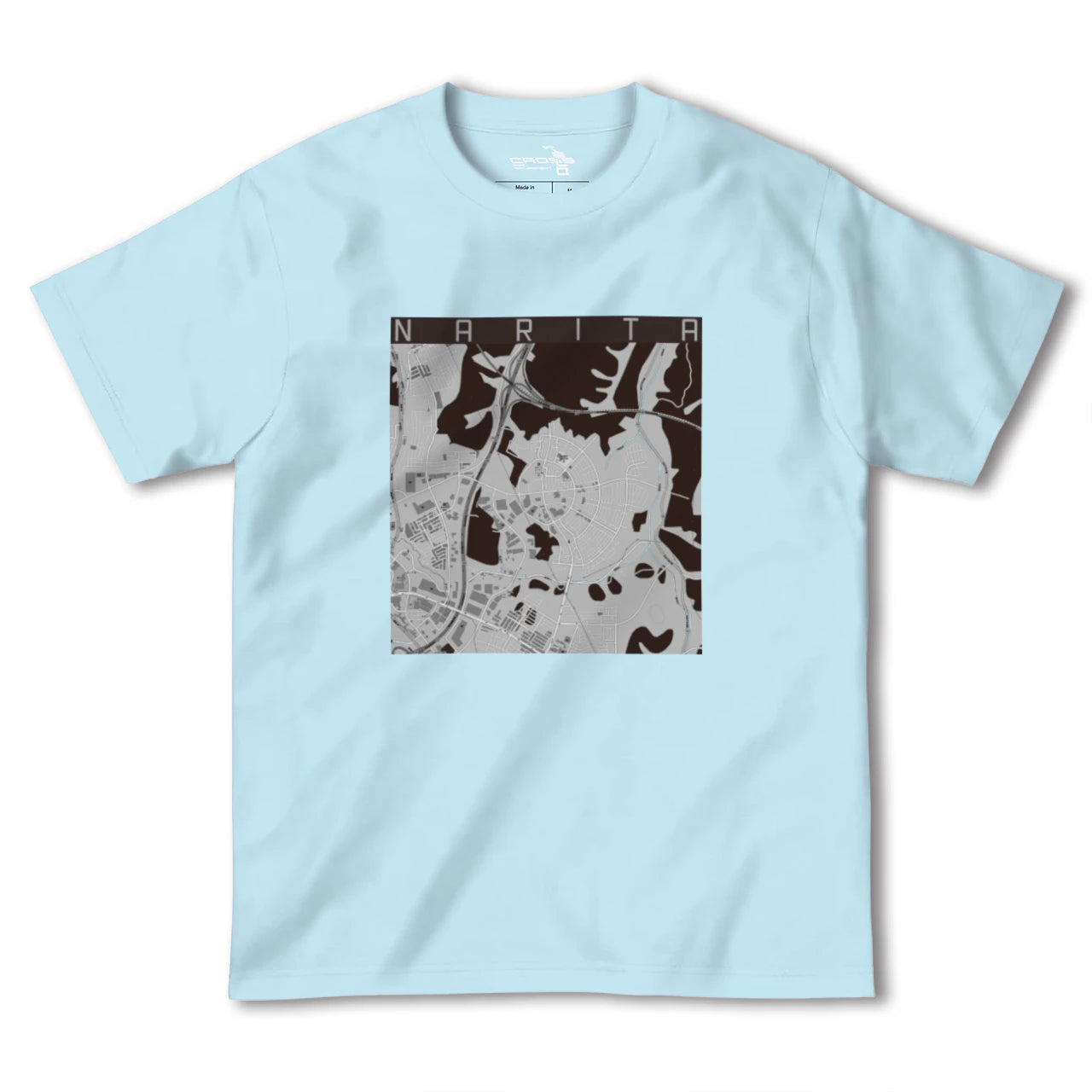 【成田(宮城県)(宮城県)】地図柄ヘビーウェイトTシャツ
