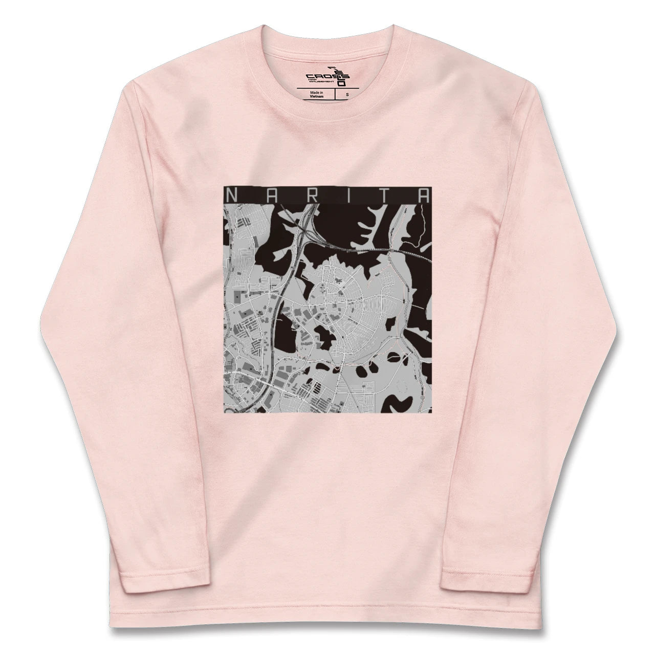 【成田(宮城県)(宮城県)】地図柄ロングスリーブTシャツ