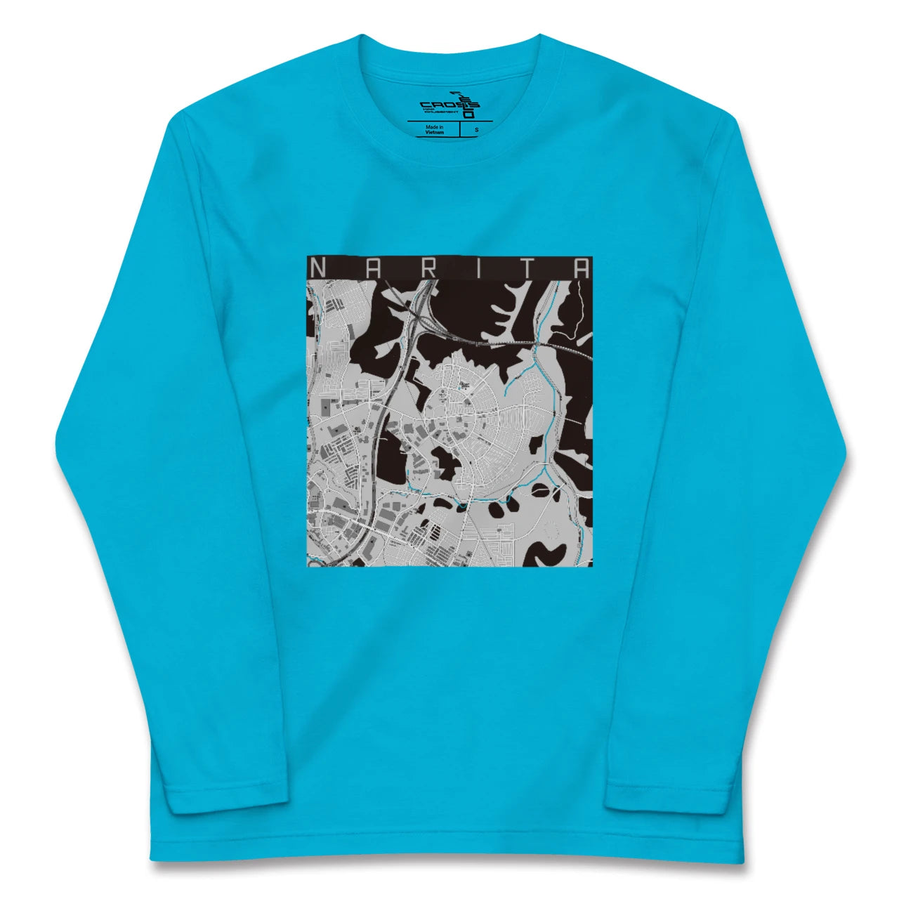 【成田(宮城県)(宮城県)】地図柄ロングスリーブTシャツ