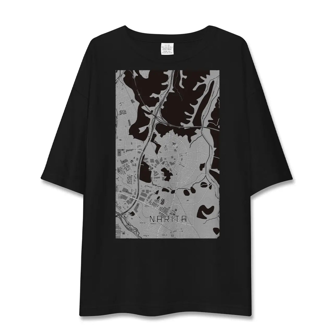 【成田(宮城県)(宮城県)】地図柄ビッグシルエットTシャツ