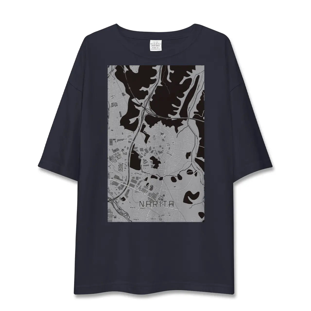 【成田(宮城県)(宮城県)】地図柄ビッグシルエットTシャツ