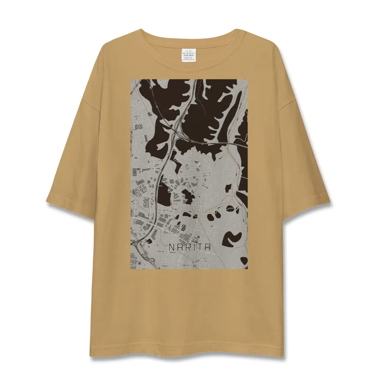 【成田(宮城県)(宮城県)】地図柄ビッグシルエットTシャツ