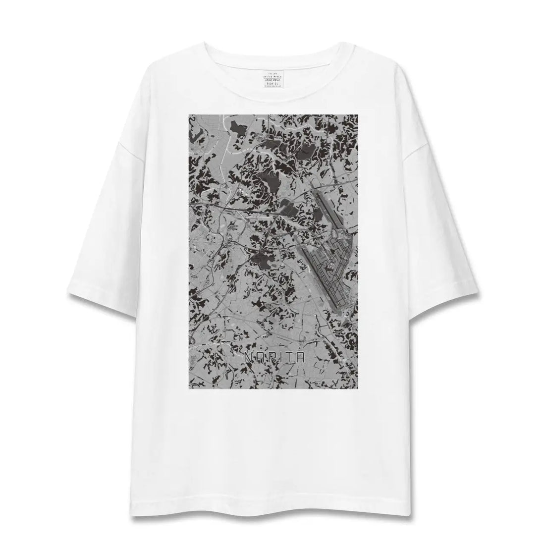 【成田(千葉県)】地図柄ビッグシルエットTシャツ