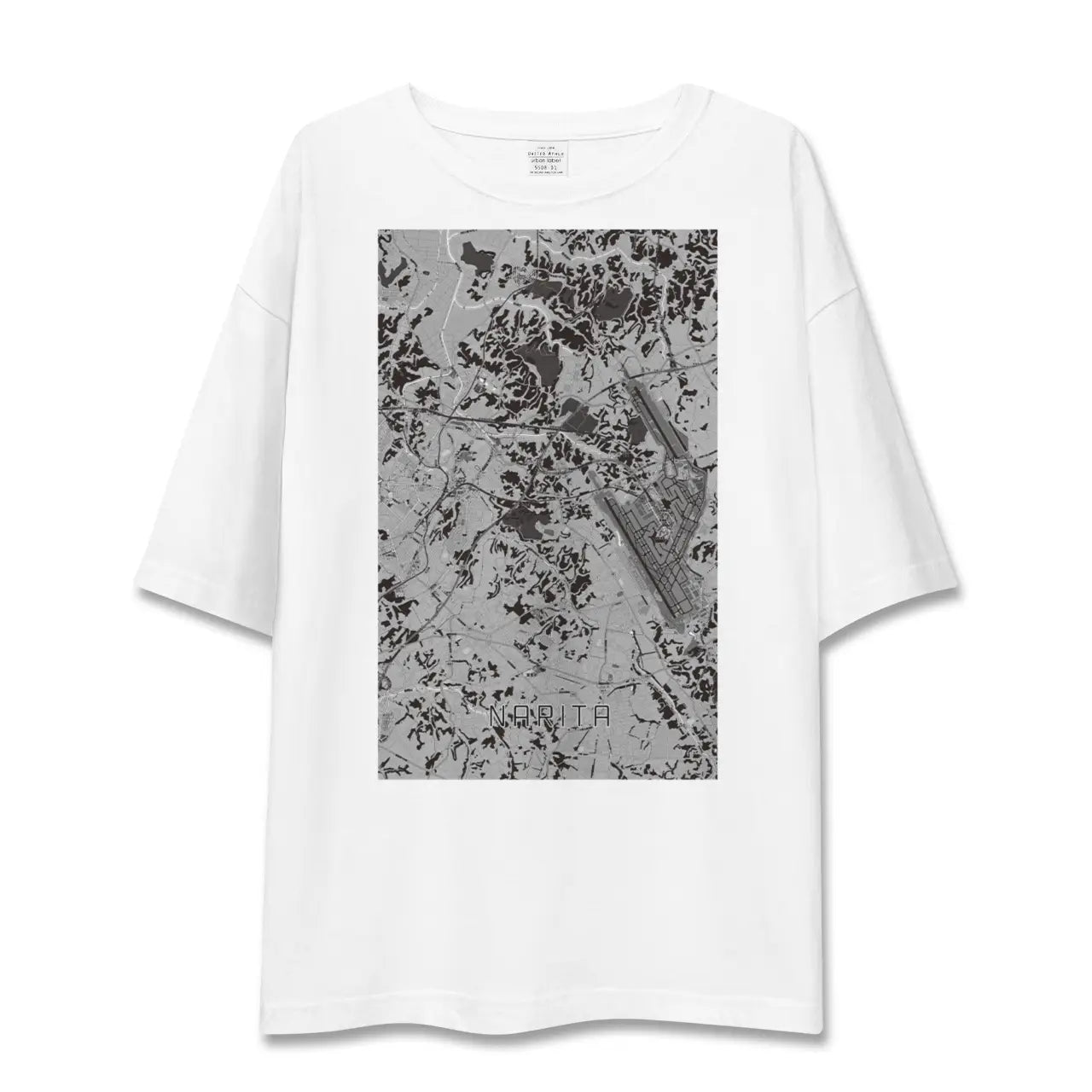【成田(千葉県)】地図柄ビッグシルエットTシャツ