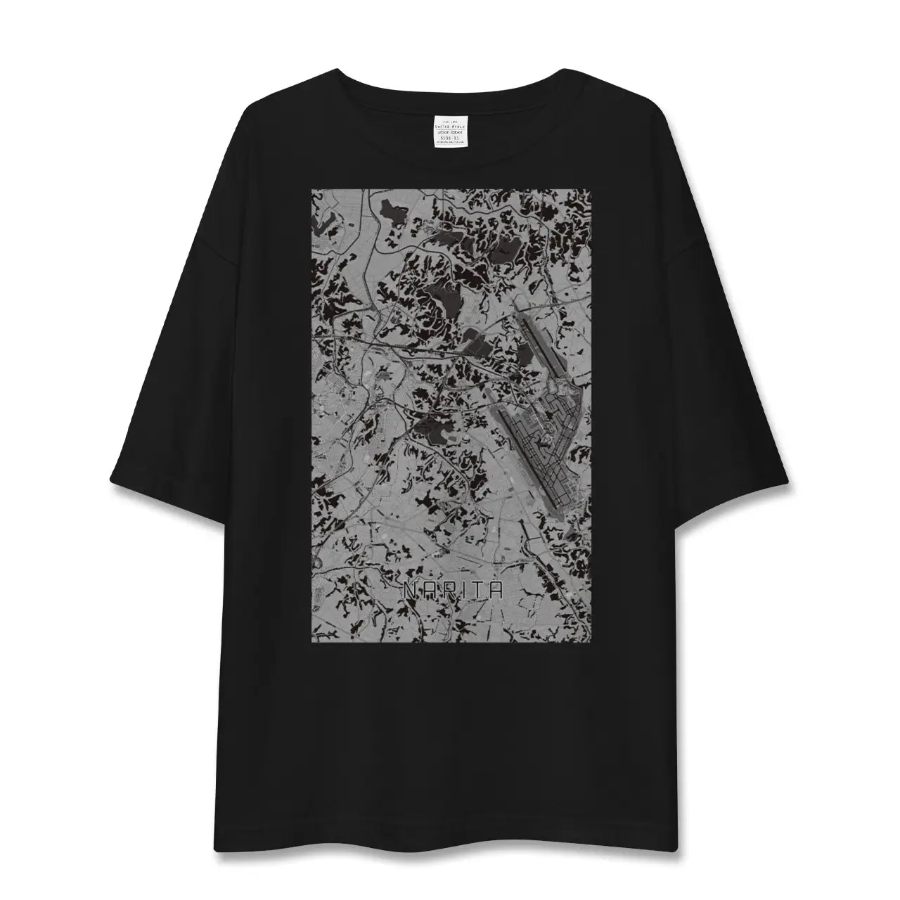 【成田(千葉県)】地図柄ビッグシルエットTシャツ
