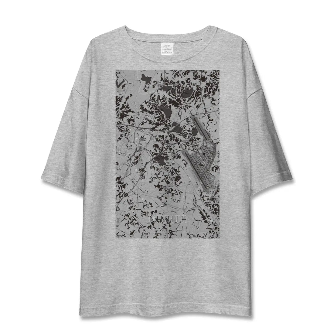 【成田(千葉県)】地図柄ビッグシルエットTシャツ