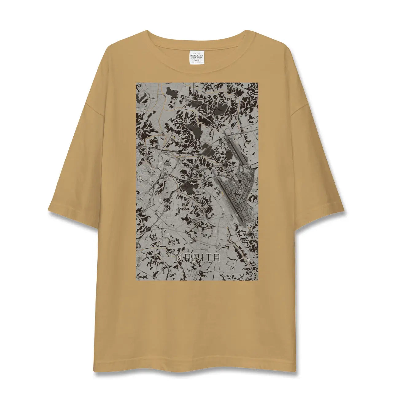 【成田(千葉県)】地図柄ビッグシルエットTシャツ