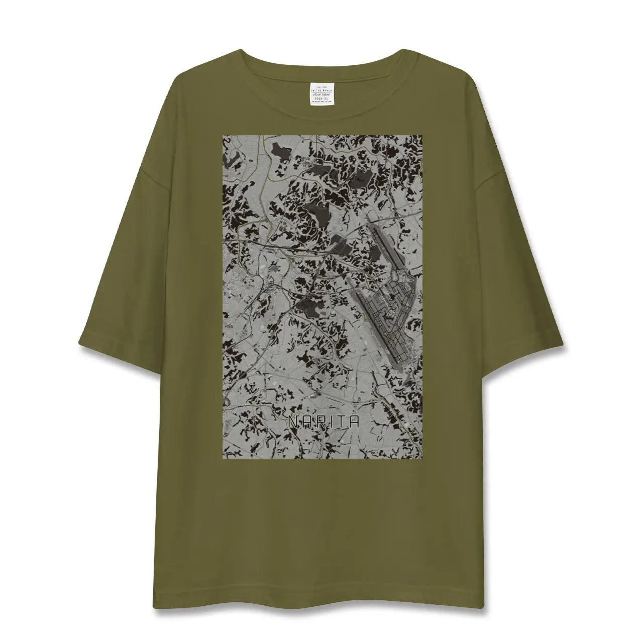 【成田(千葉県)】地図柄ビッグシルエットTシャツ