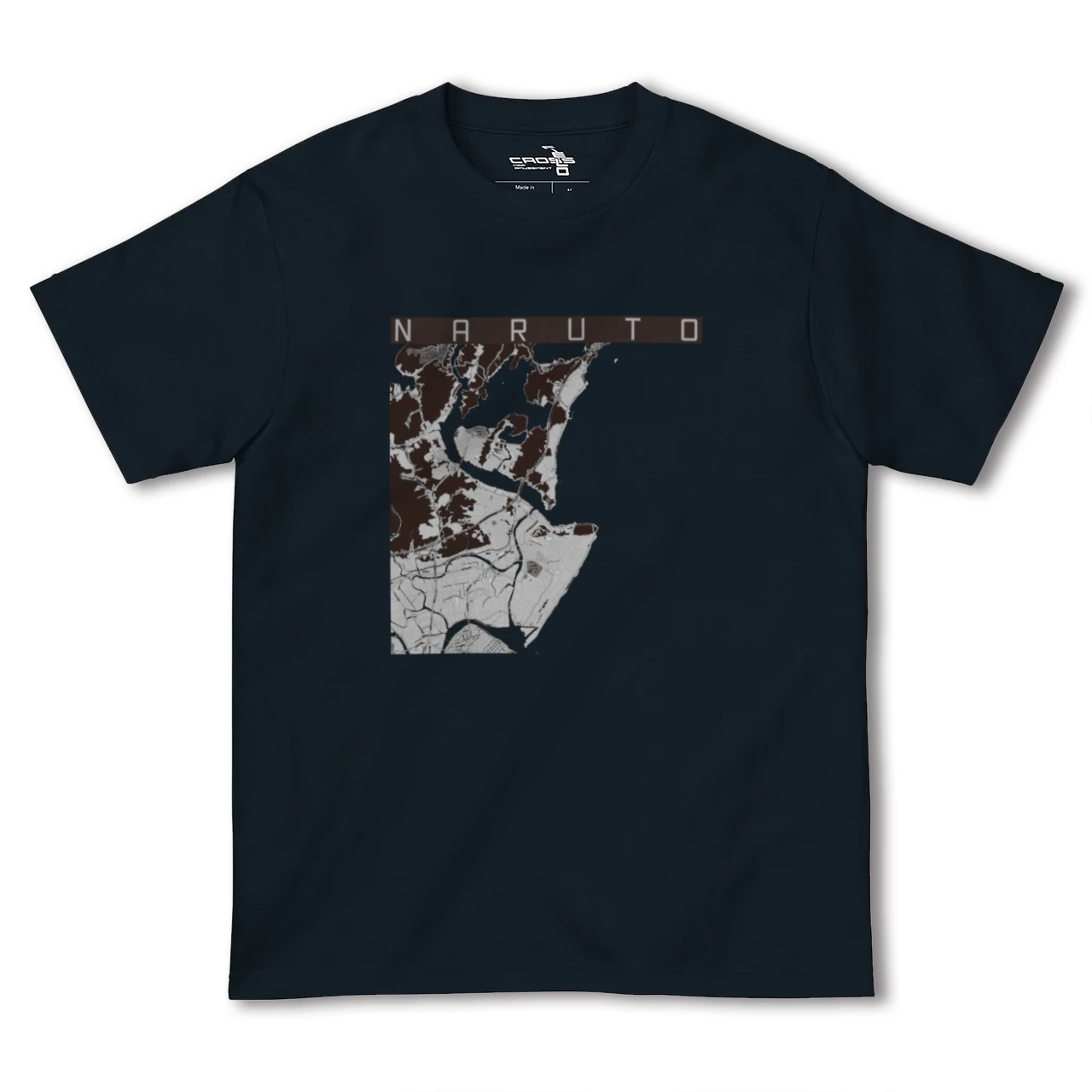【鳴門(徳島県)】地図柄ヘビーウェイトTシャツ