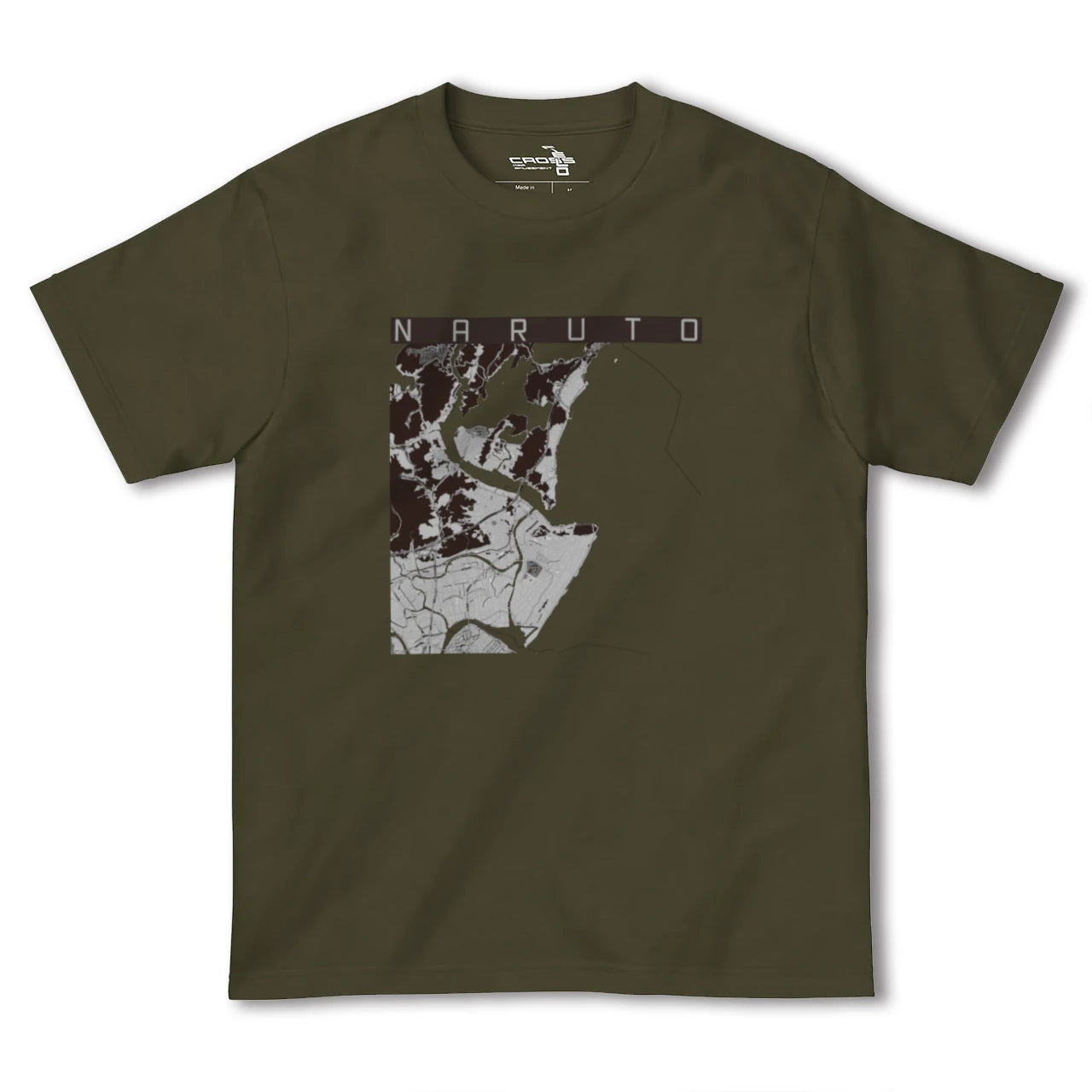【鳴門(徳島県)】地図柄ヘビーウェイトTシャツ