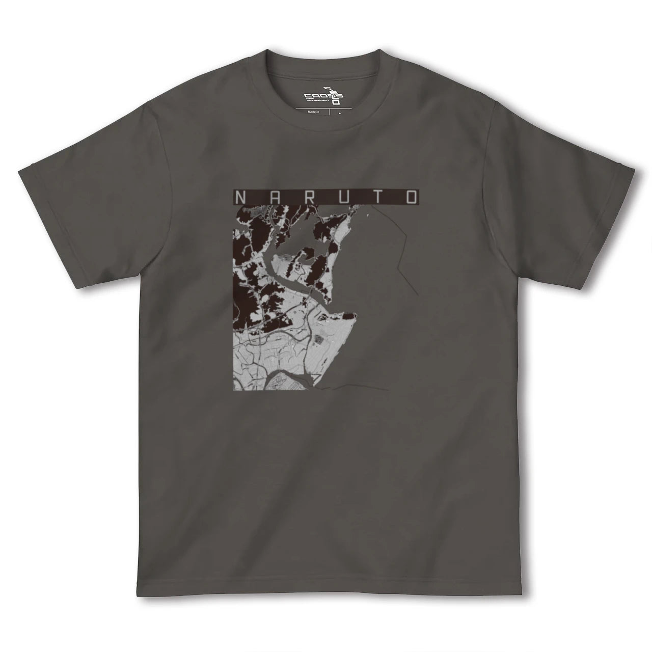 【鳴門(徳島県)】地図柄ヘビーウェイトTシャツ