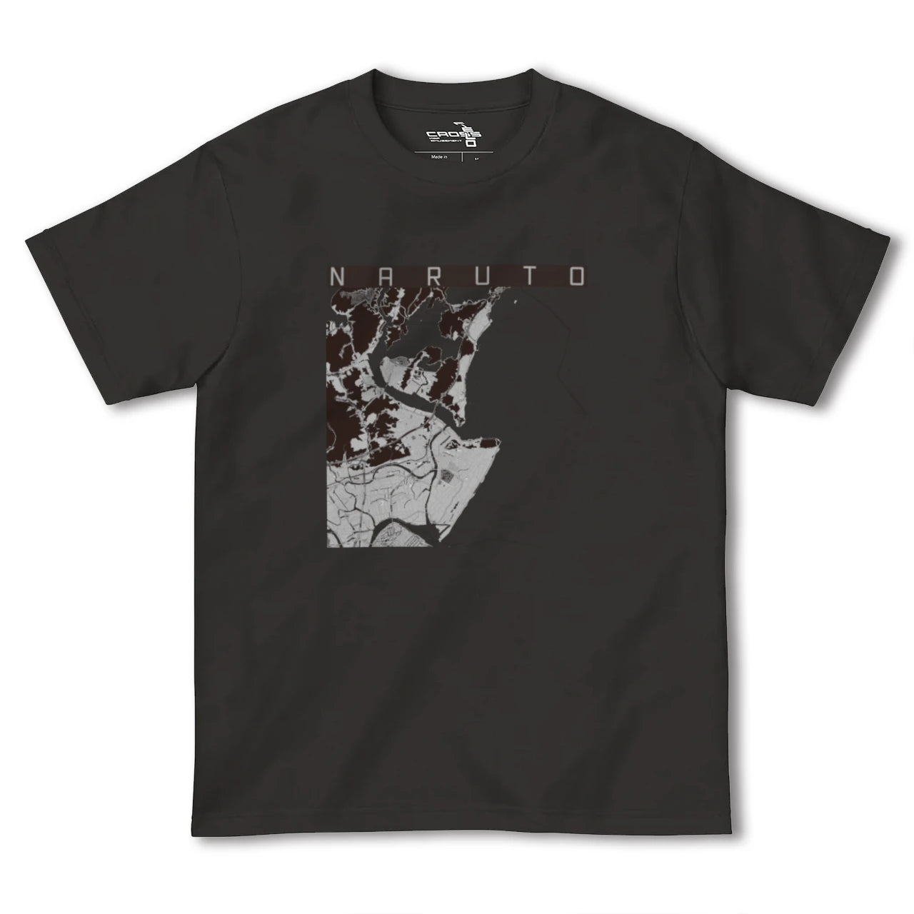 【鳴門(徳島県)】地図柄ヘビーウェイトTシャツ