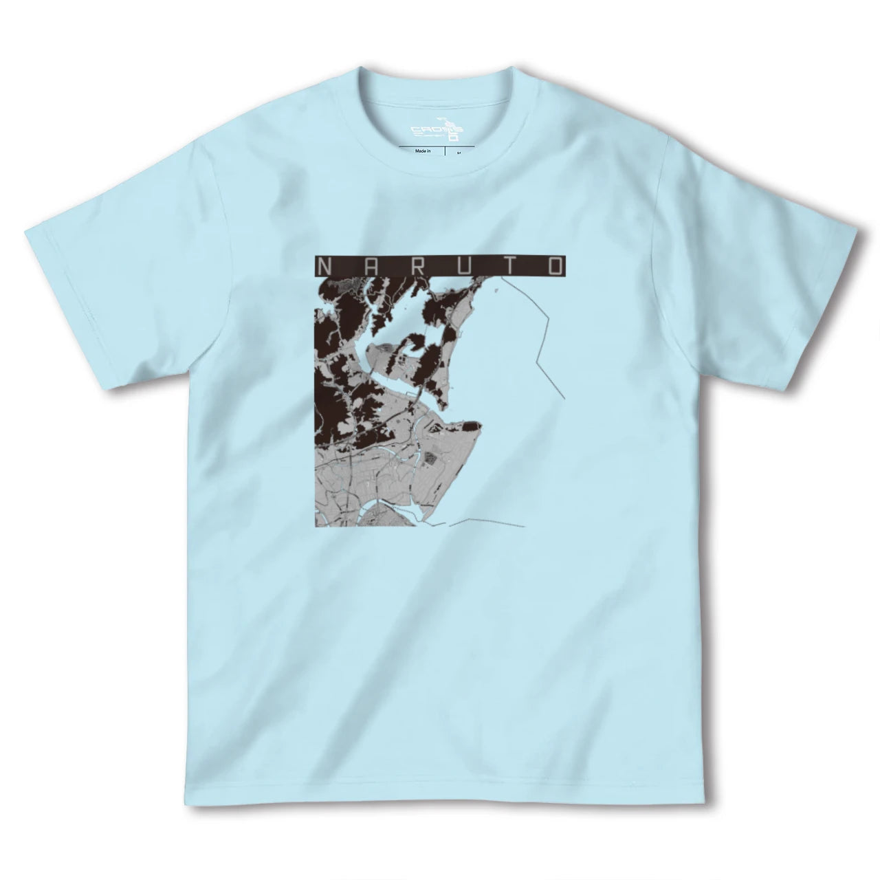 【鳴門(徳島県)】地図柄ヘビーウェイトTシャツ