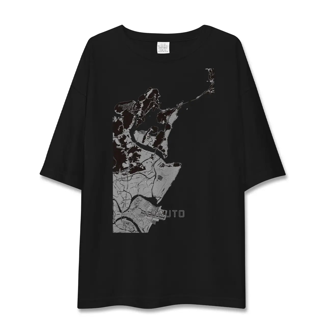 【鳴門(徳島県)】地図柄ビッグシルエットTシャツ