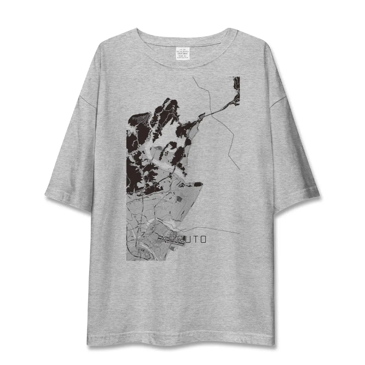【鳴門(徳島県)】地図柄ビッグシルエットTシャツ