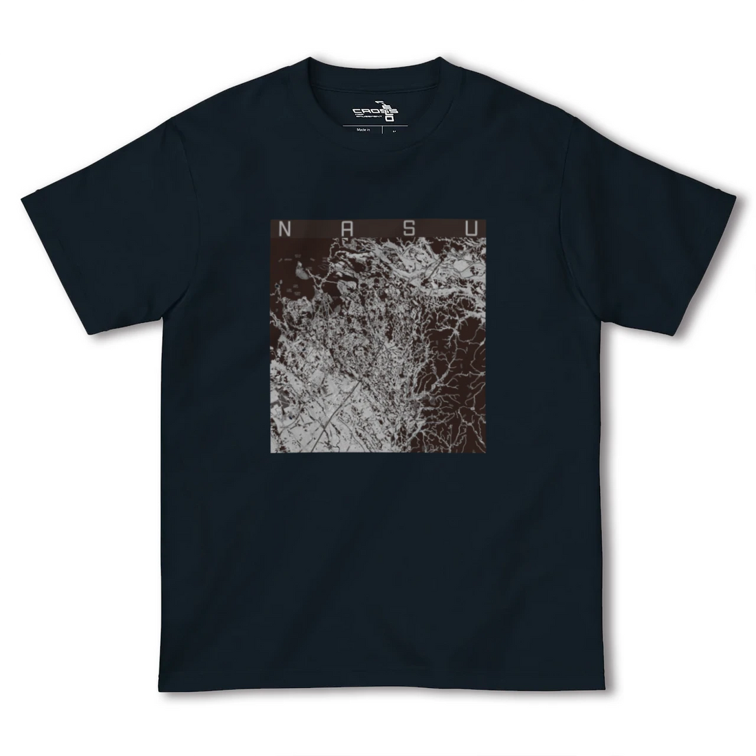 【那須(栃木県)】地図柄ヘビーウェイトTシャツ