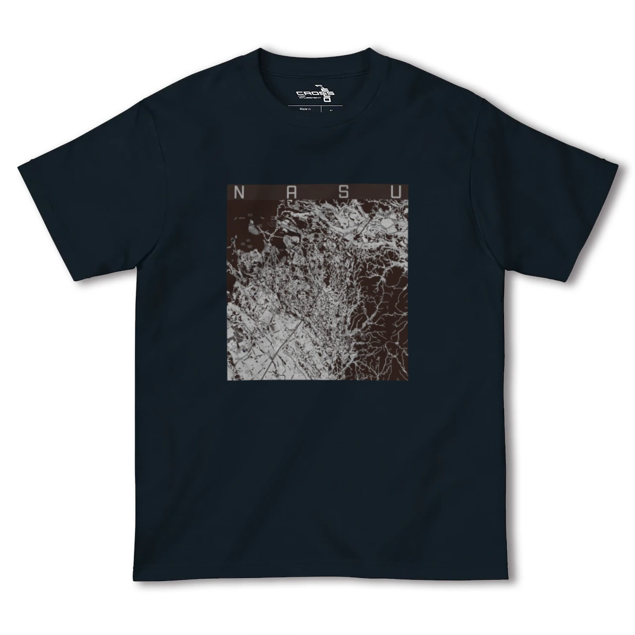 【那須(栃木県)】地図柄ヘビーウェイトTシャツ