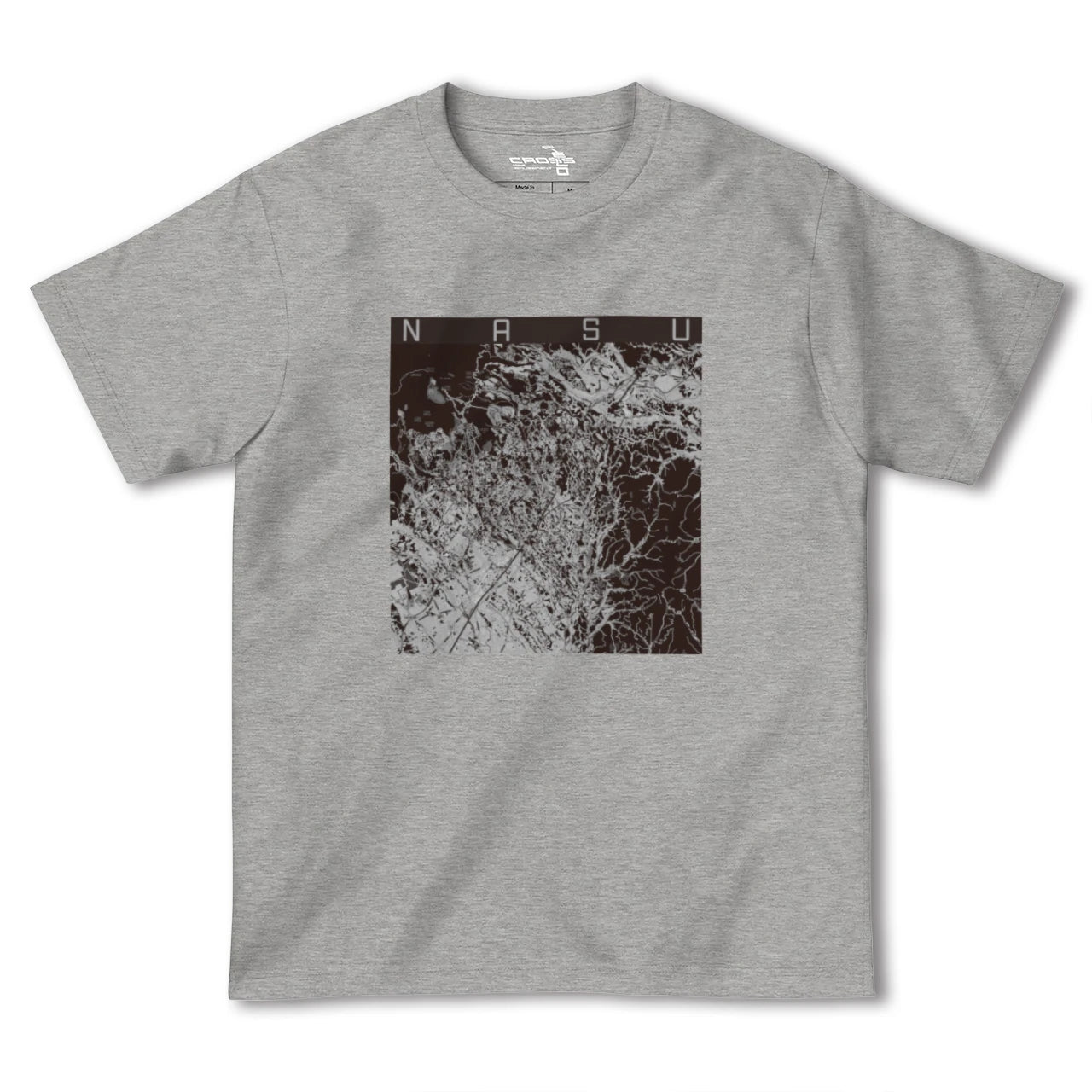 【那須(栃木県)】地図柄ヘビーウェイトTシャツ