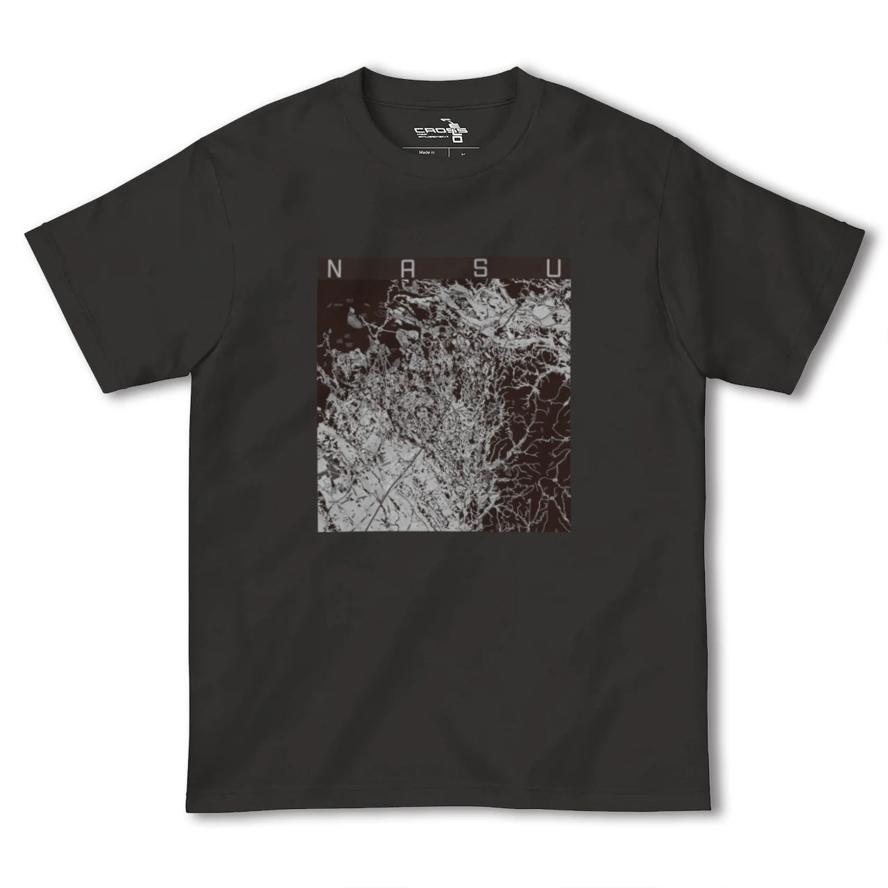 【那須(栃木県)】地図柄ヘビーウェイトTシャツ