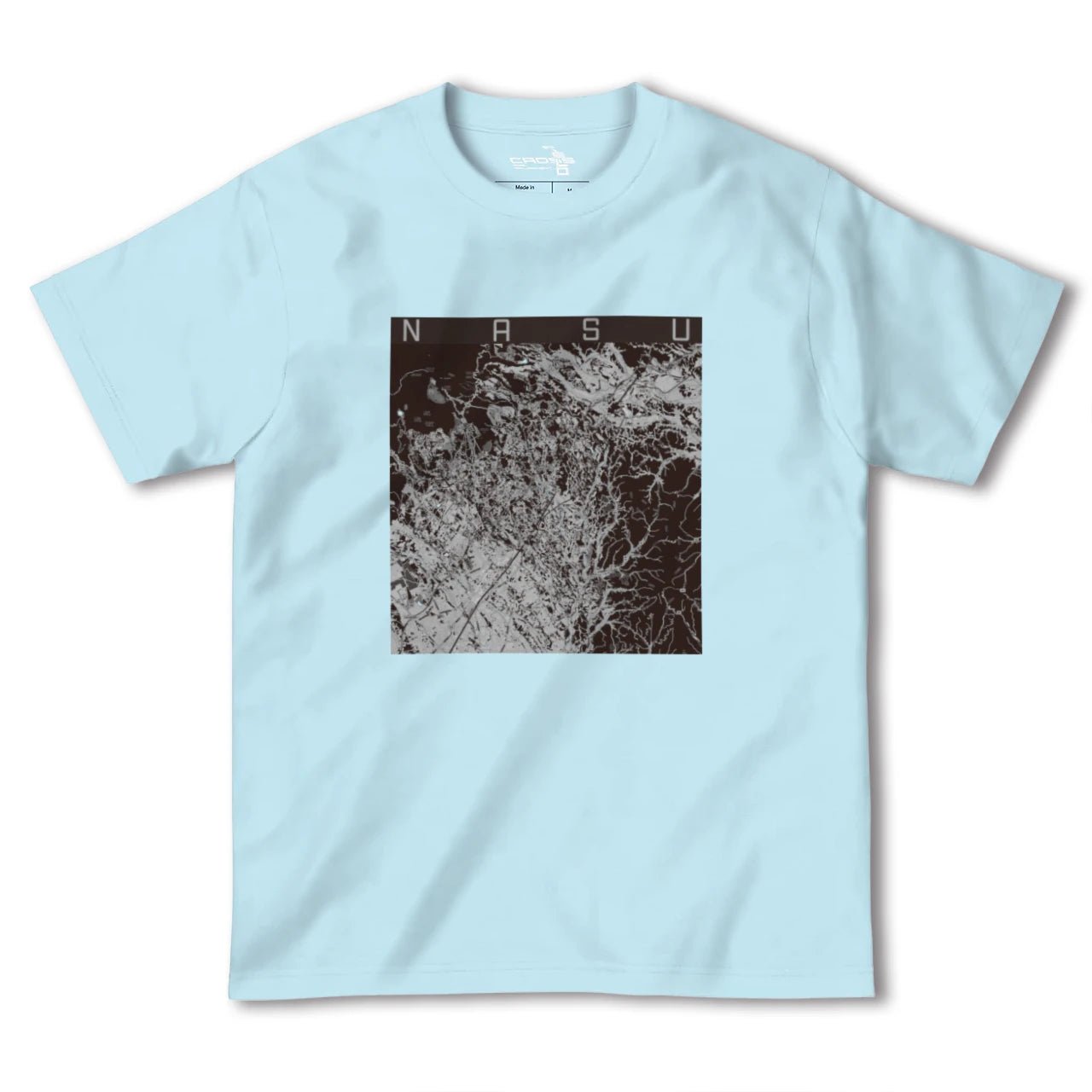 【那須(栃木県)】地図柄ヘビーウェイトTシャツ