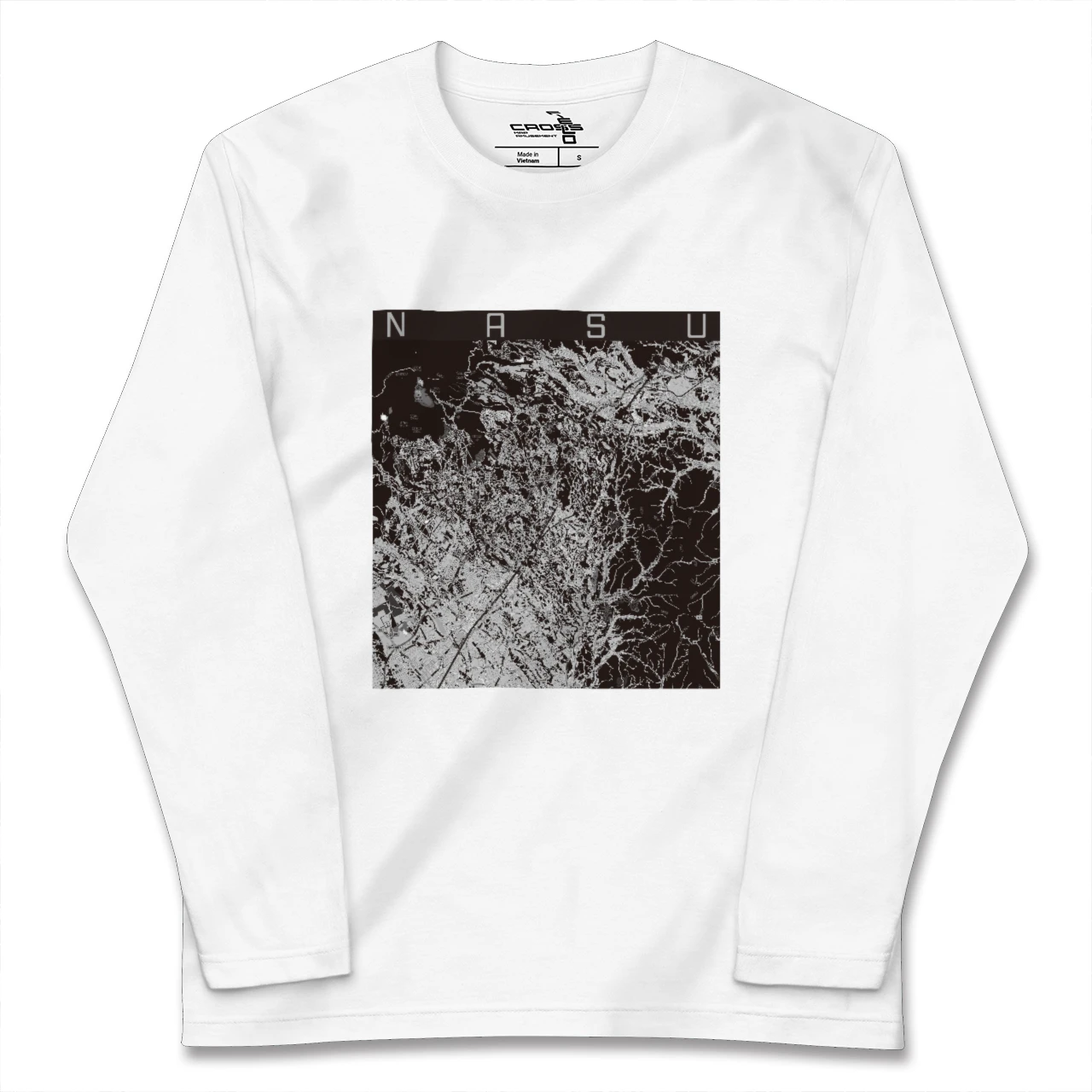 【那須(栃木県)】地図柄ロングスリーブTシャツ