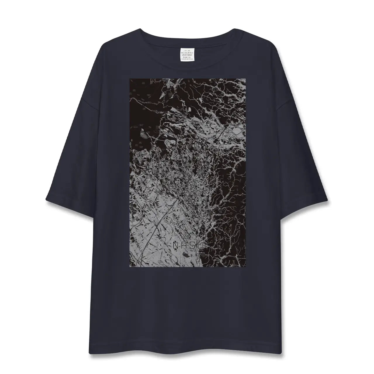 【那須(栃木県)】地図柄ビッグシルエットTシャツ