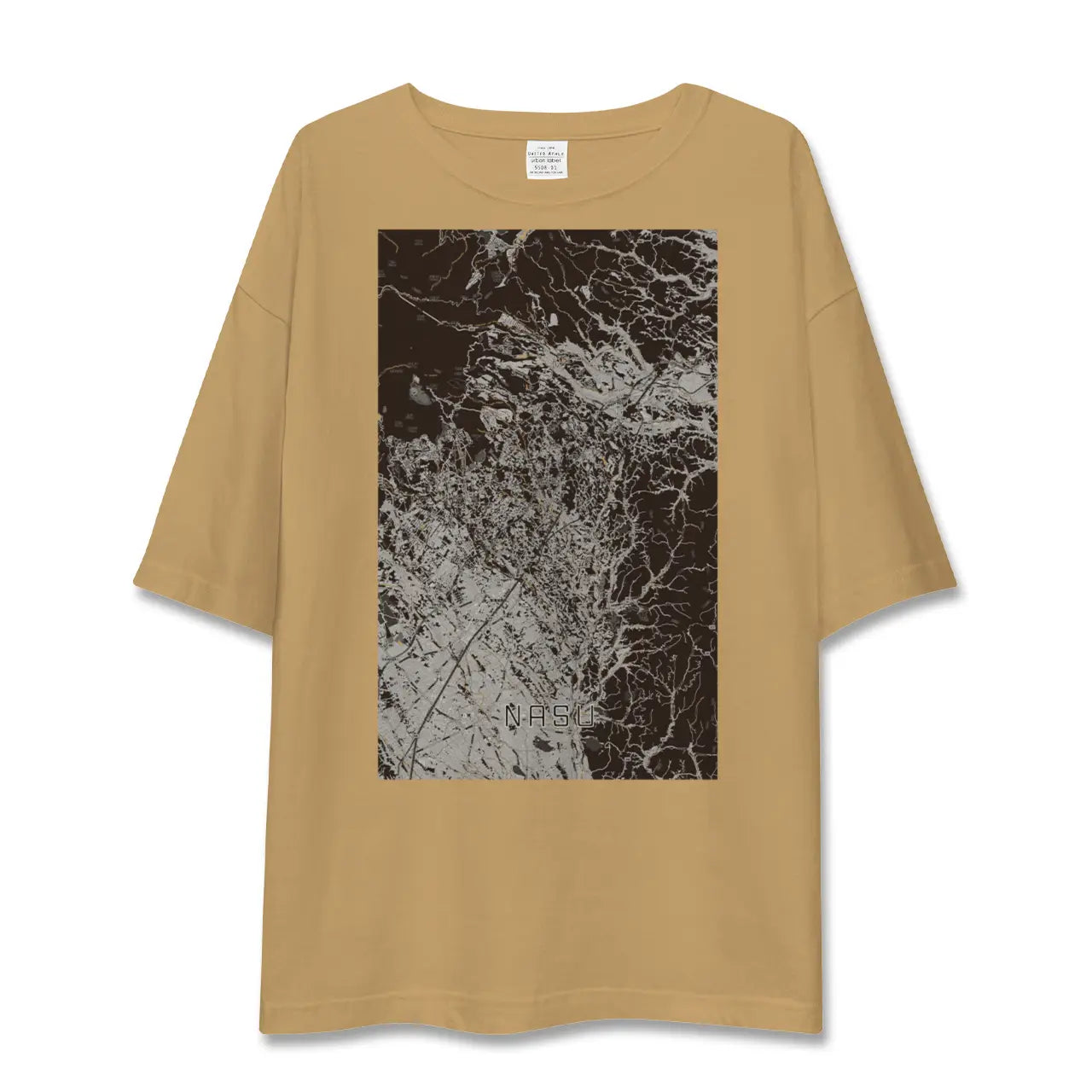【那須(栃木県)】地図柄ビッグシルエットTシャツ