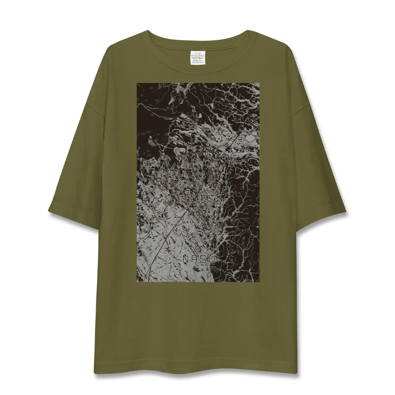 【那須(栃木県)】地図柄ビッグシルエットTシャツ