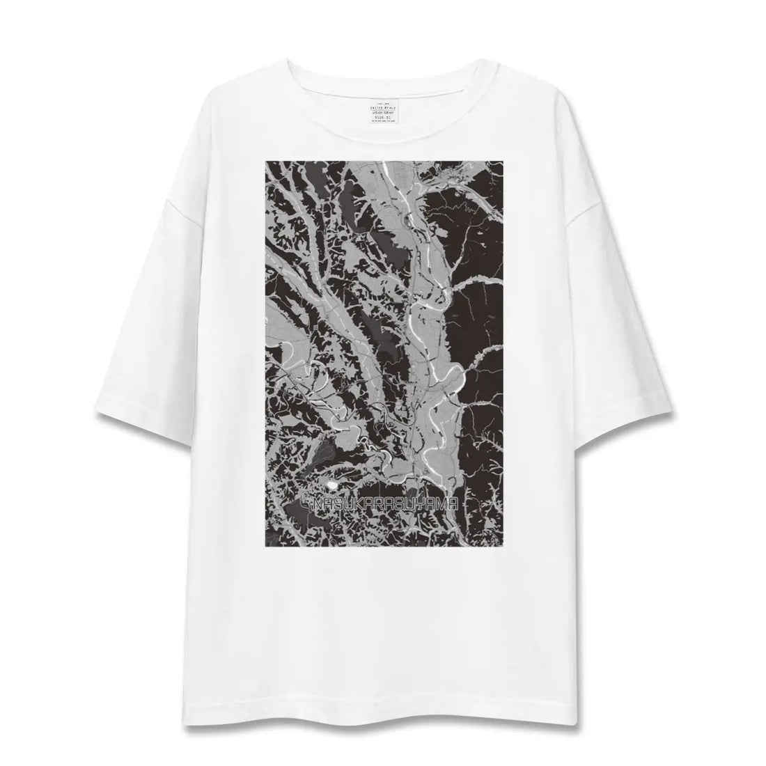 【那須烏山(栃木県)】地図柄ビッグシルエットTシャツ