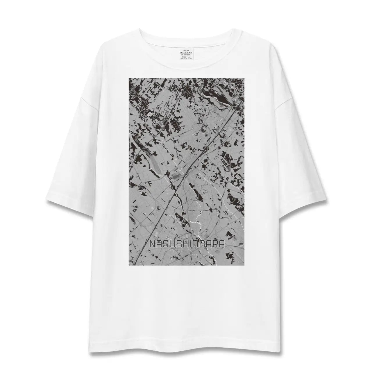 【那須塩原(栃木県)】地図柄ビッグシルエットTシャツ