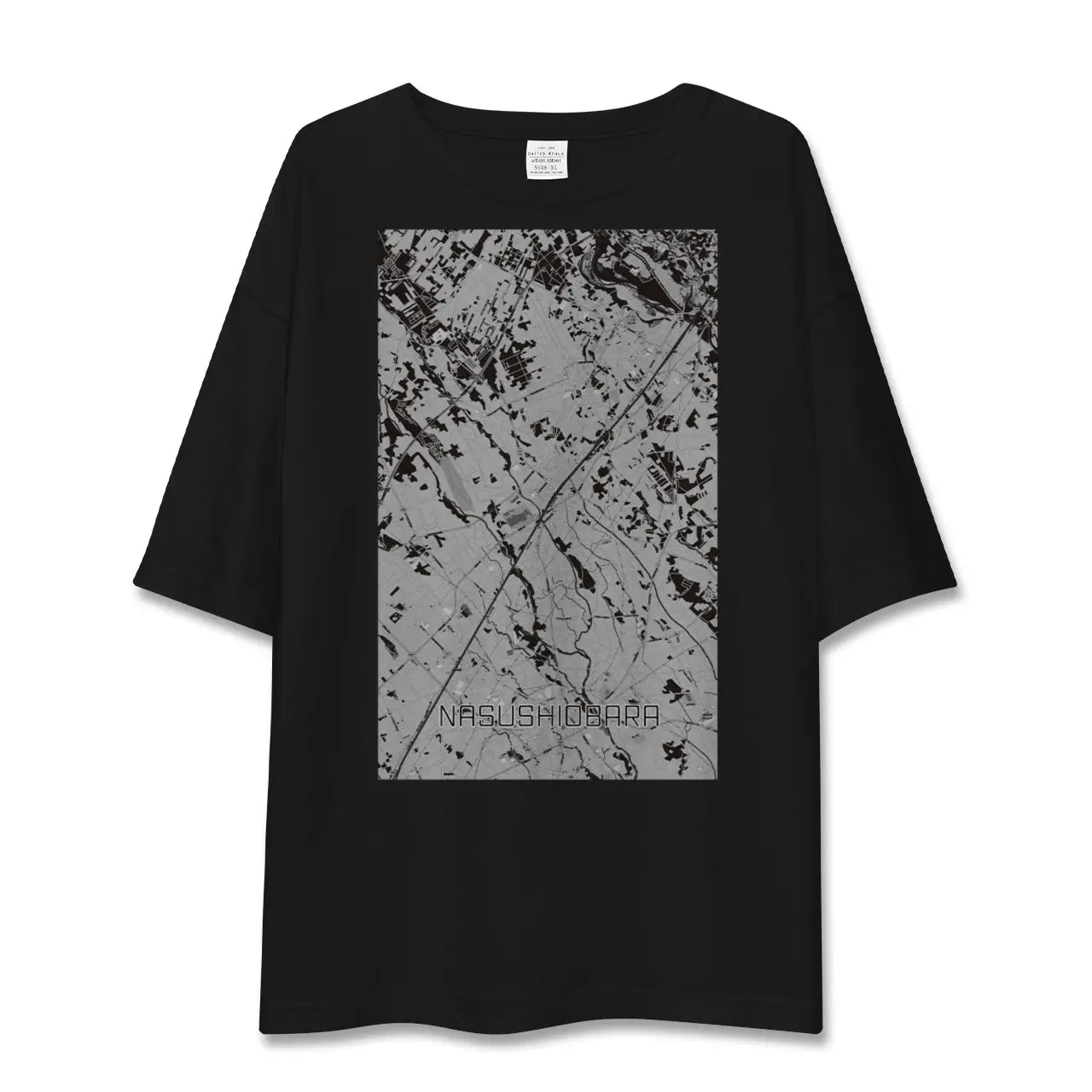 【那須塩原(栃木県)】地図柄ビッグシルエットTシャツ