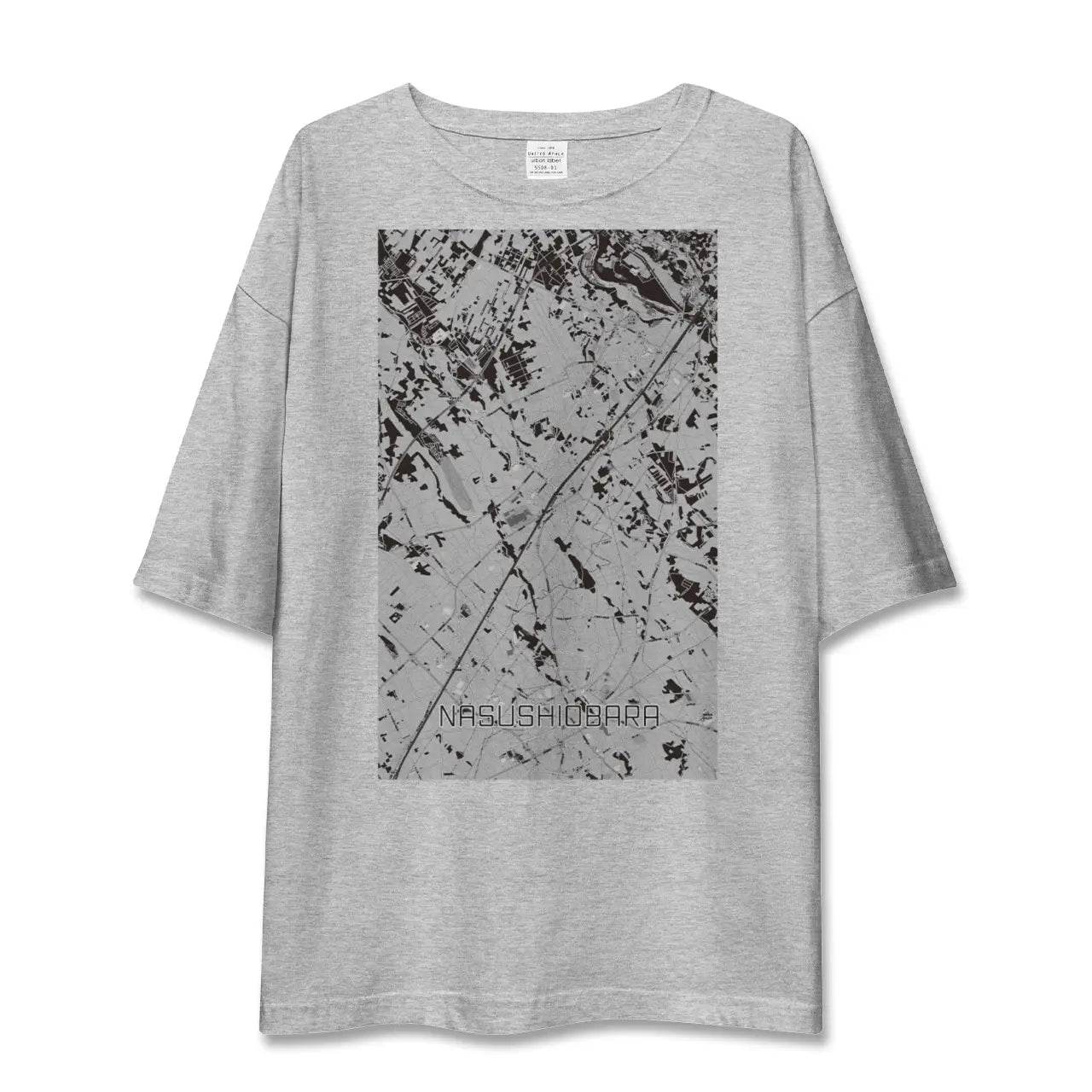 【那須塩原(栃木県)】地図柄ビッグシルエットTシャツ