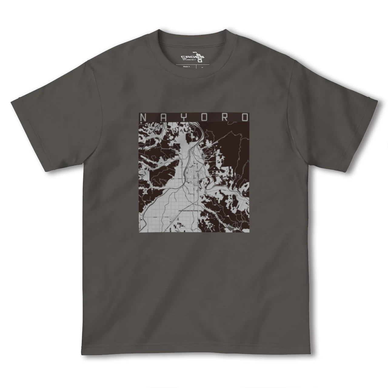 【名寄(北海道)】地図柄ヘビーウェイトTシャツ