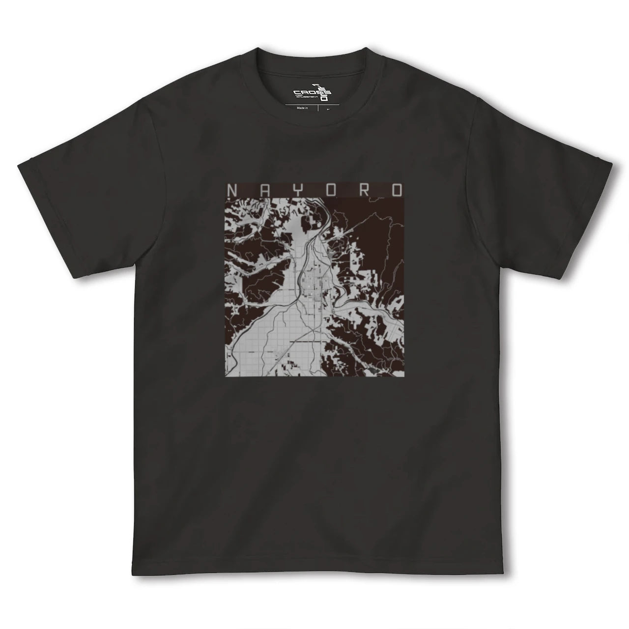 【名寄(北海道)】地図柄ヘビーウェイトTシャツ