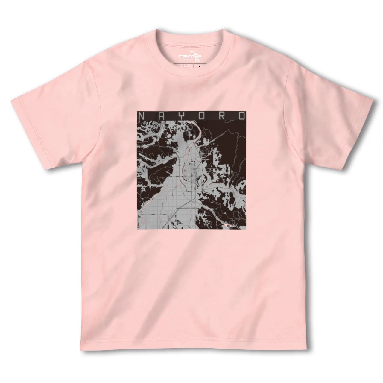 【名寄(北海道)】地図柄ヘビーウェイトTシャツ