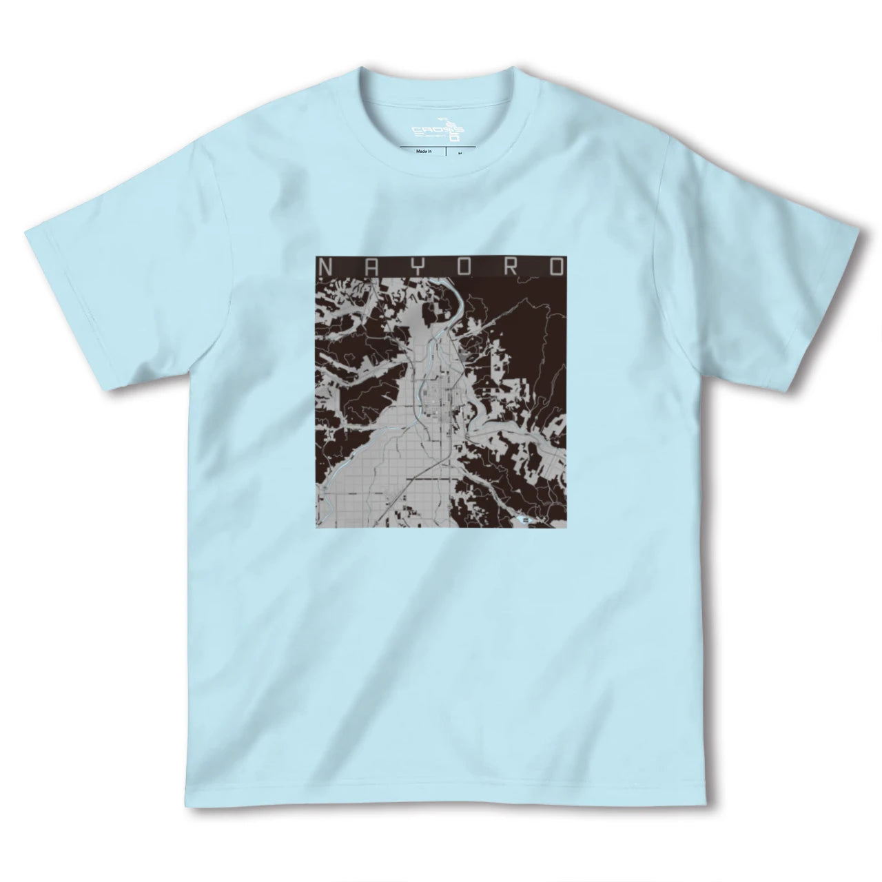 【名寄(北海道)】地図柄ヘビーウェイトTシャツ