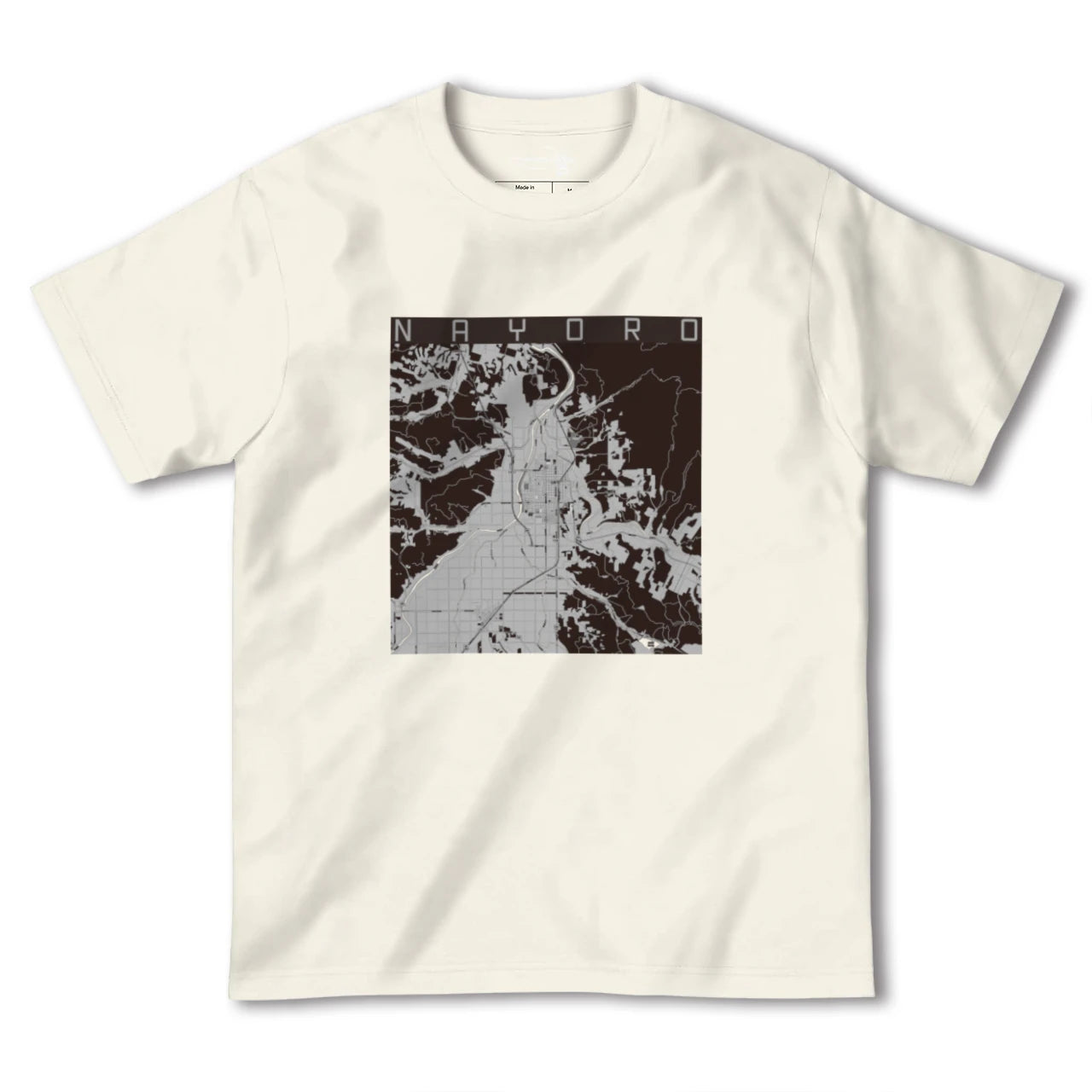 【名寄(北海道)】地図柄ヘビーウェイトTシャツ