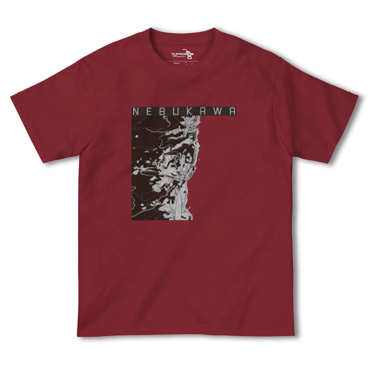 【根府川(神奈川県)】地図柄ヘビーウェイトTシャツ