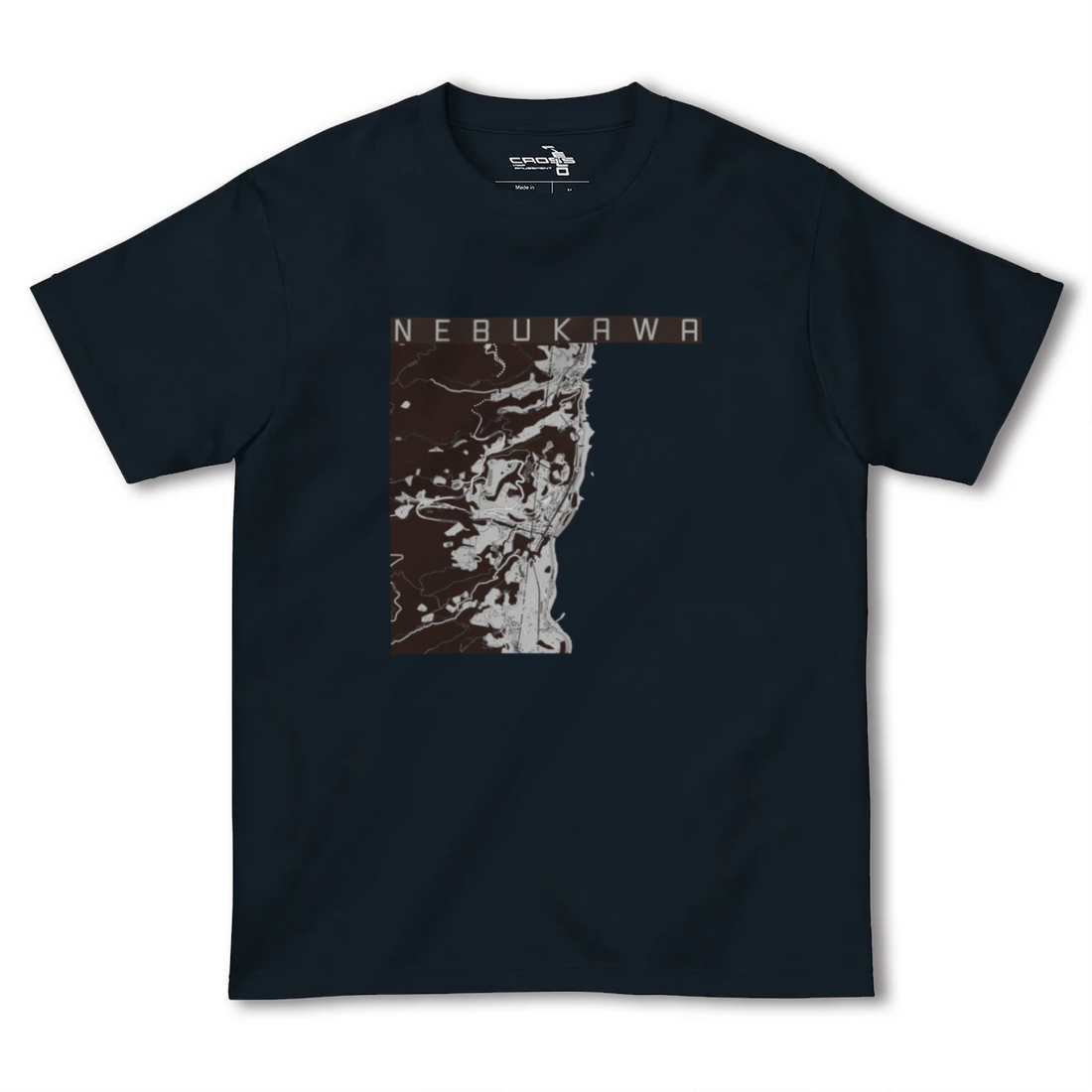 【根府川(神奈川県)】地図柄ヘビーウェイトTシャツ