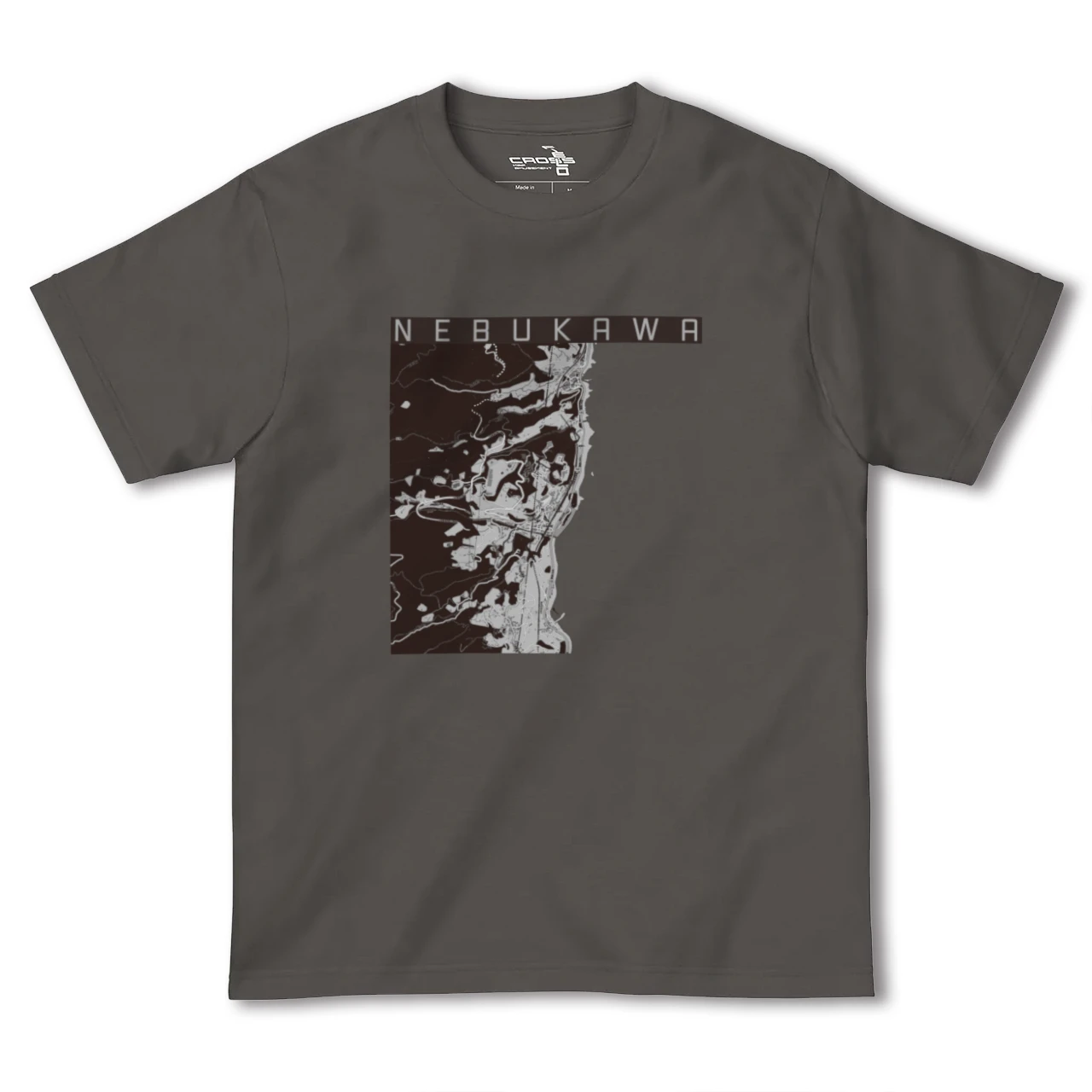 【根府川(神奈川県)】地図柄ヘビーウェイトTシャツ