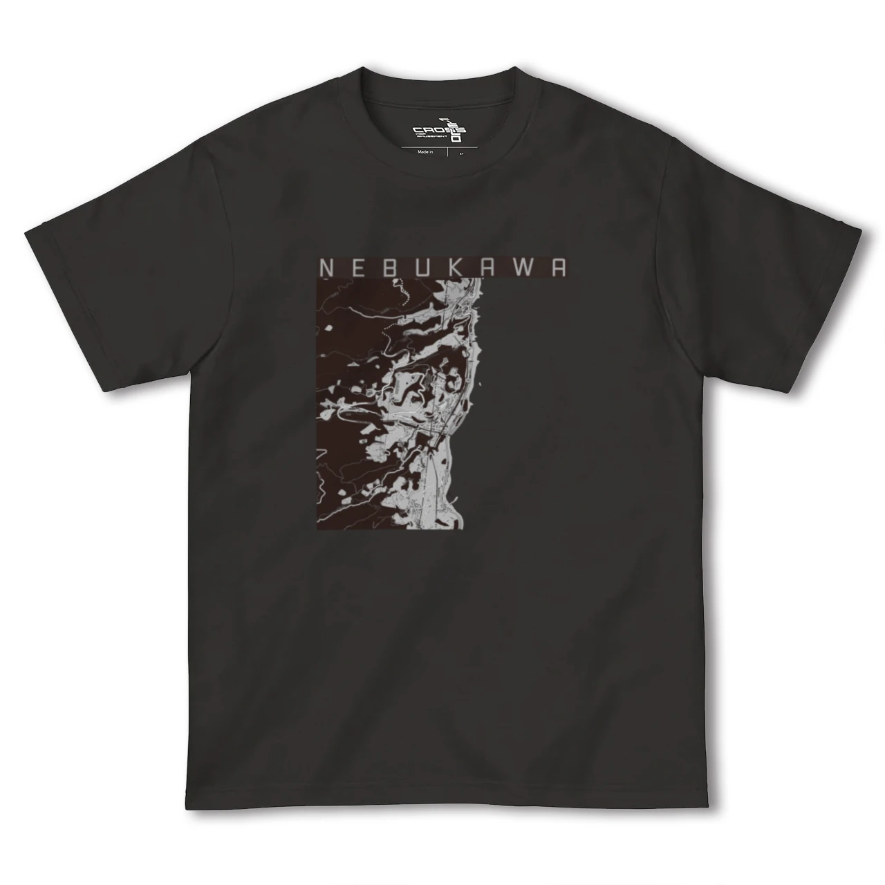 【根府川(神奈川県)】地図柄ヘビーウェイトTシャツ