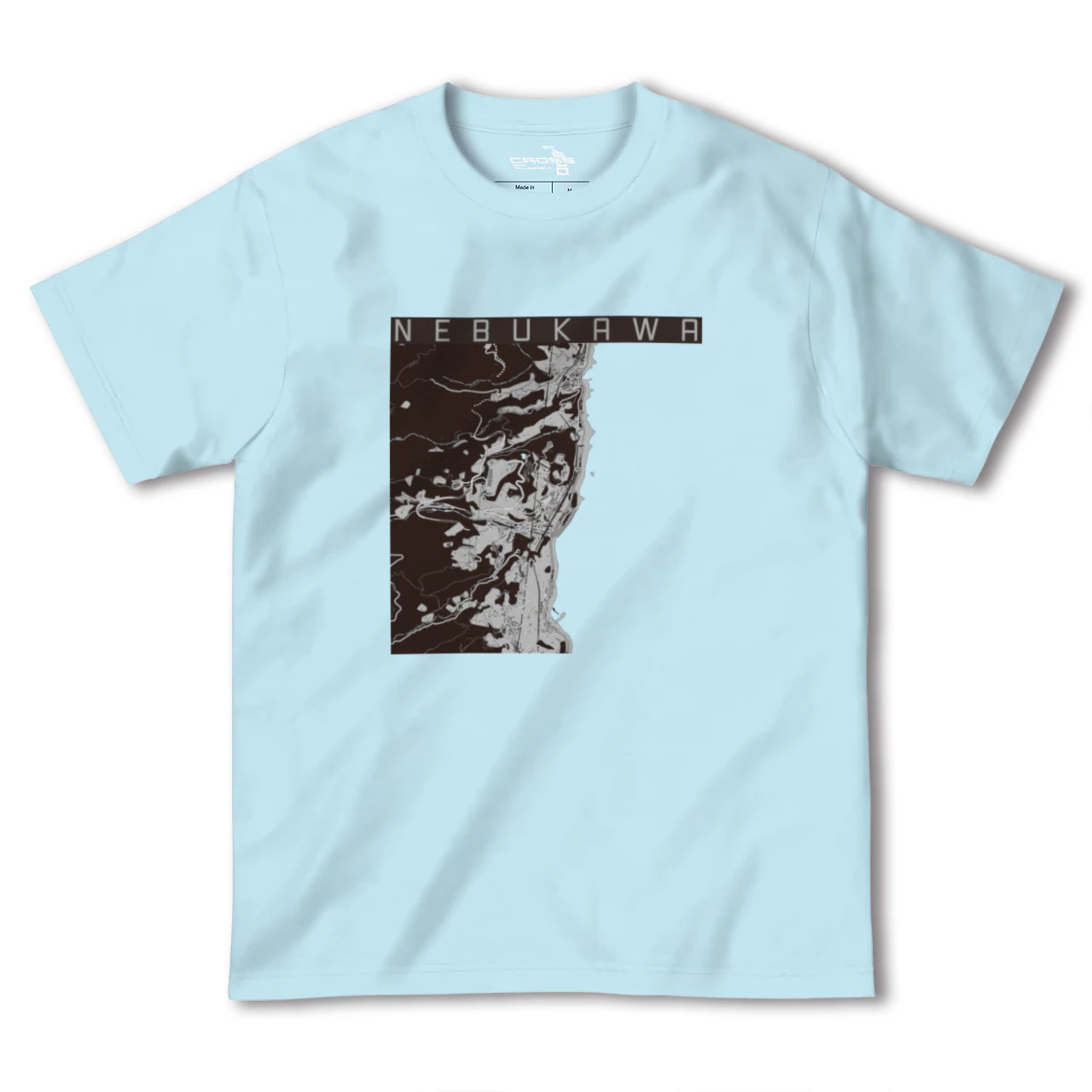 【根府川(神奈川県)】地図柄ヘビーウェイトTシャツ